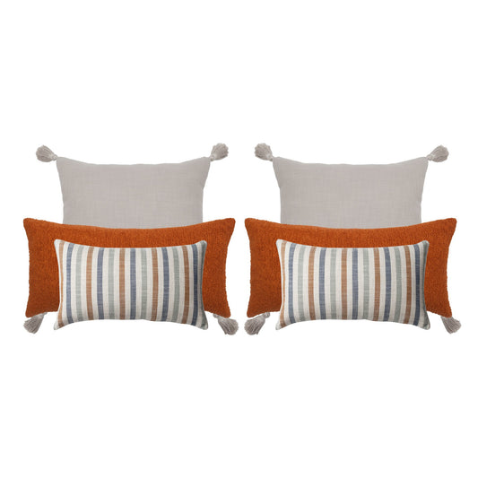 Loom & Cozy & Capri - 6-Piece Combo Linen Set (Cover Only)