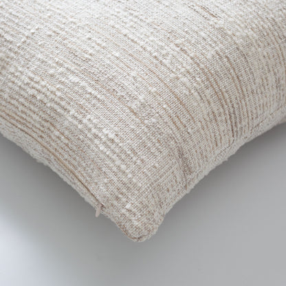 Lanzo - Natural Plain Pillow 18x18 Inch (Cover Only)