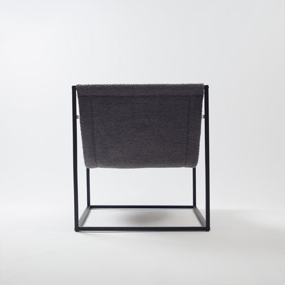 Bernie Chair Metal Seat - Anthracite