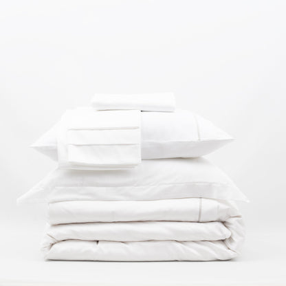 Lusso & Loom  Duvet Cover Set + Runner Set of 2 Padded - Stone