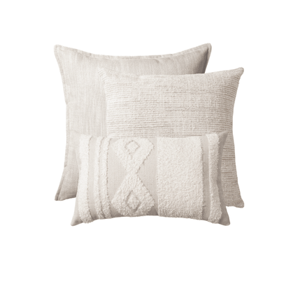Porto & Lanzo  - Decorative Pillow - 3-Piece Combo Set (Cover Only)