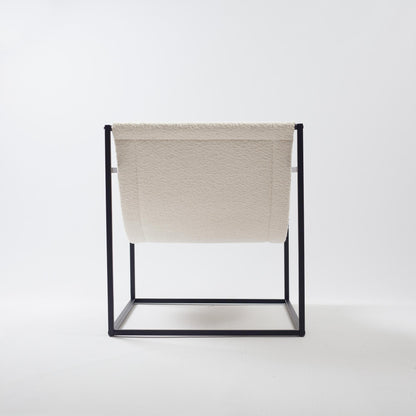Bernie Chair Metal Seat - White