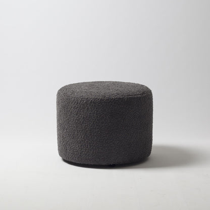 Deco Pouf - Round Pouf - Anthracite (Cover Only)