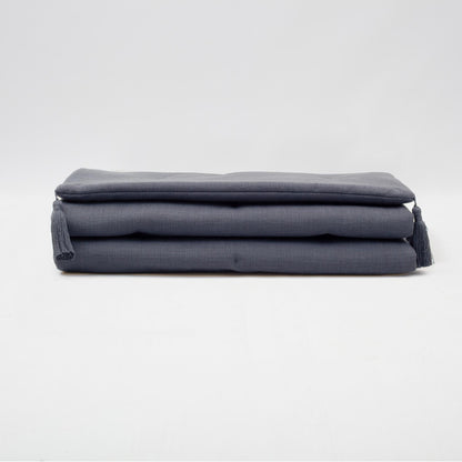 Loom  - Linen Tassel Bed Runner (220x70) - Dark Grey