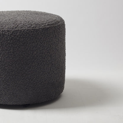 Deco Pouf - Round Pouf - Anthracite (Cover Only)