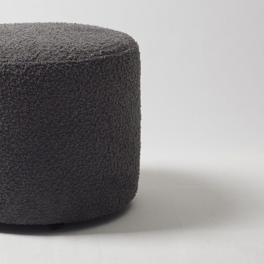 Deco Pouf - Round Pouf - Anthracite (Cover Only)