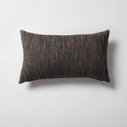 Julia & Bamboo - Decorative Pillow - 3-Piece Combo Set - Orange & Blue (Cover Only)