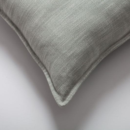 Porto - Linen Square Pillow 20x20 Inch - Mint Green (Cover Only)