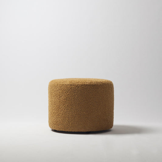 Deco Pouf - Round Pouf - Mustard (Cover Only)