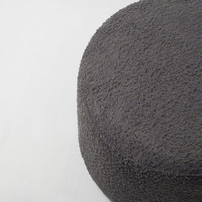 Deco Pouf - Round Pouf - Anthracite (Cover Only)