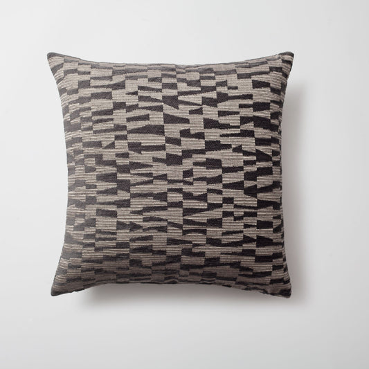 Bistro - Geometric Patterned 18x18 Inch Cushion - Anthracite (Cover Only)