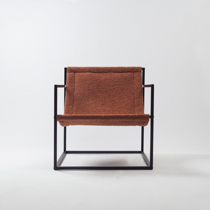 Bernie Chair Metal Seat - Brown
