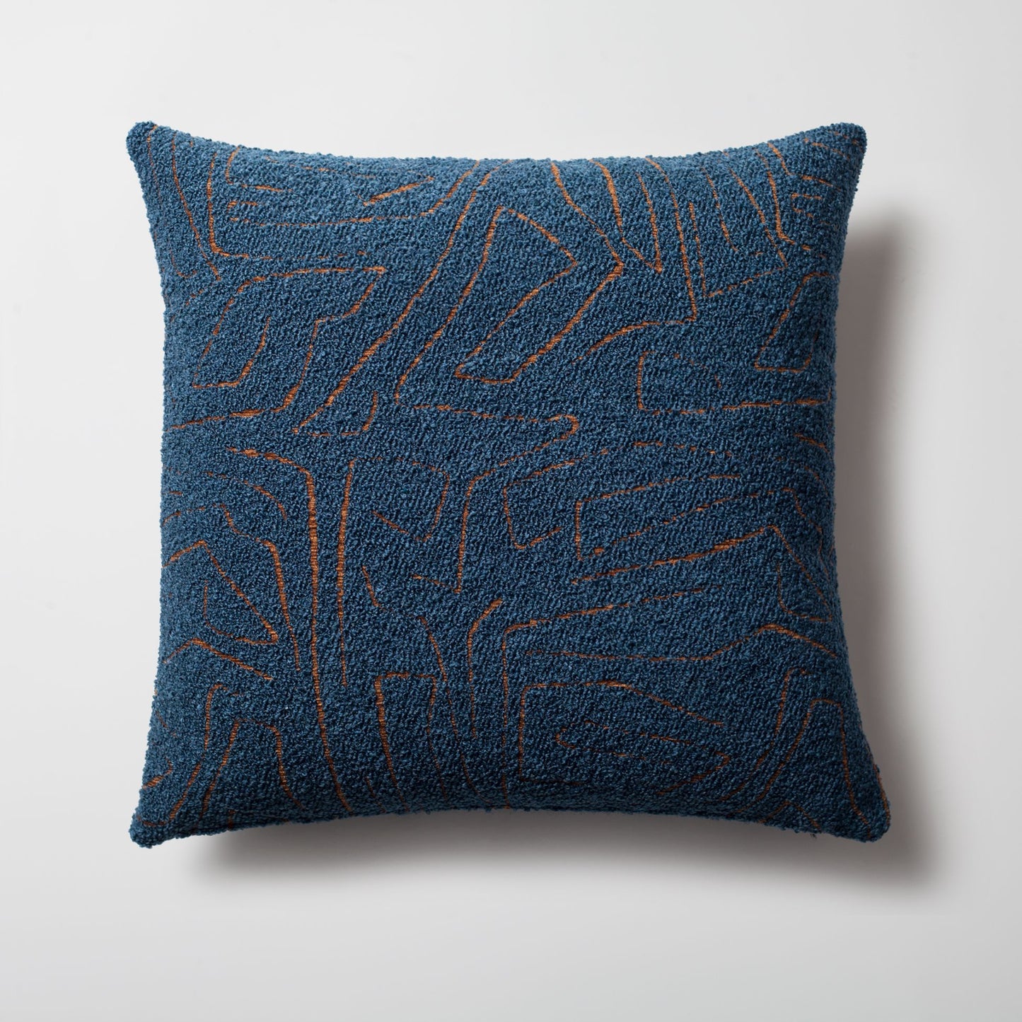 Amorf - Abstract Patterned 20x20 Inch Cushion - Blue (Cover Only)