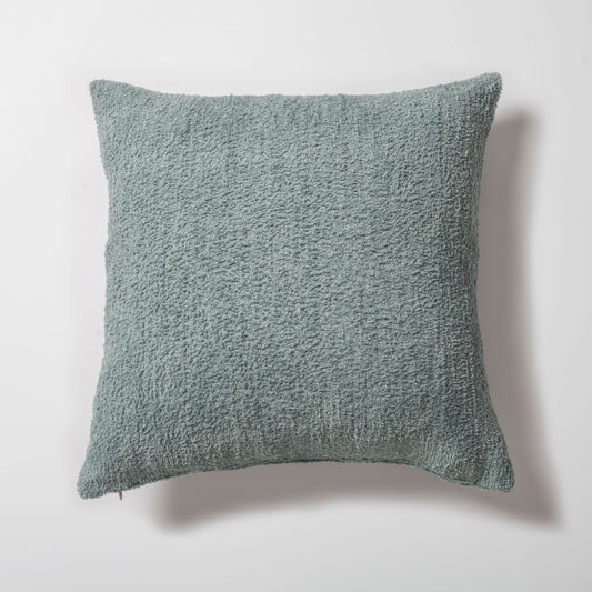 Cozy - Sheepskin Texture Fluffy Cushion 20x20 Inch - Light Blue (Cover Only)