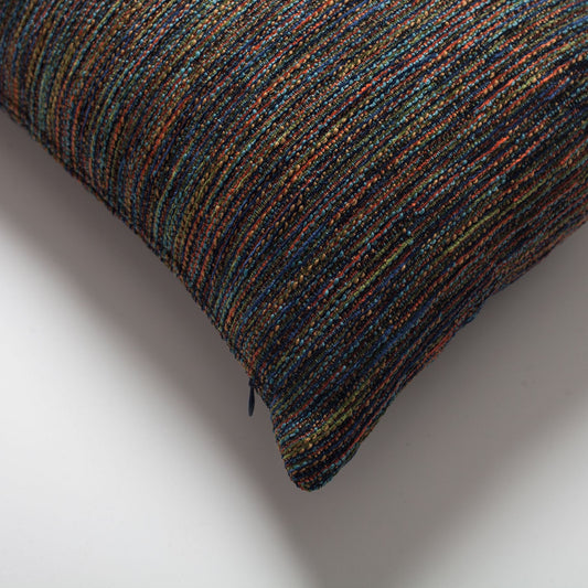 Bamboo - Gradient Multicolored Cushion 12x20 Inch - Blue (Cover Only)