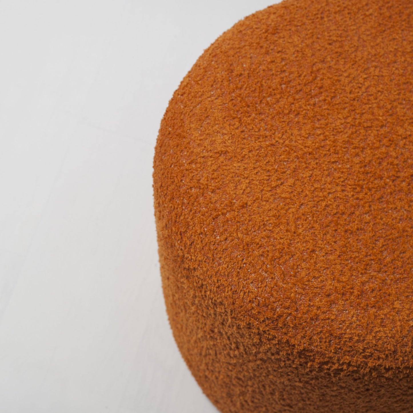 Deco Pouf - Round Pouf - Orange (Cover Only)