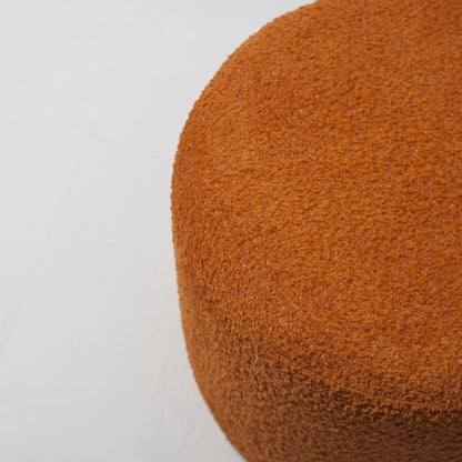 Deco Pouf - Round Pouf - Orange (Cover Only)