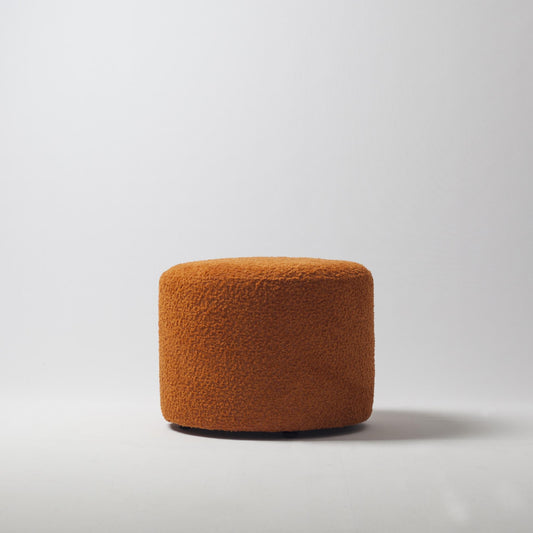 Deco Pouf - Round Pouf - Orange (Cover Only)