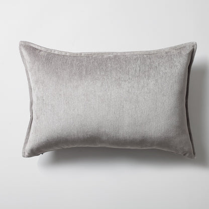 Eliza - Gray Viscose Natural Cushion 16x24 Inch - Gray (Cover Only)