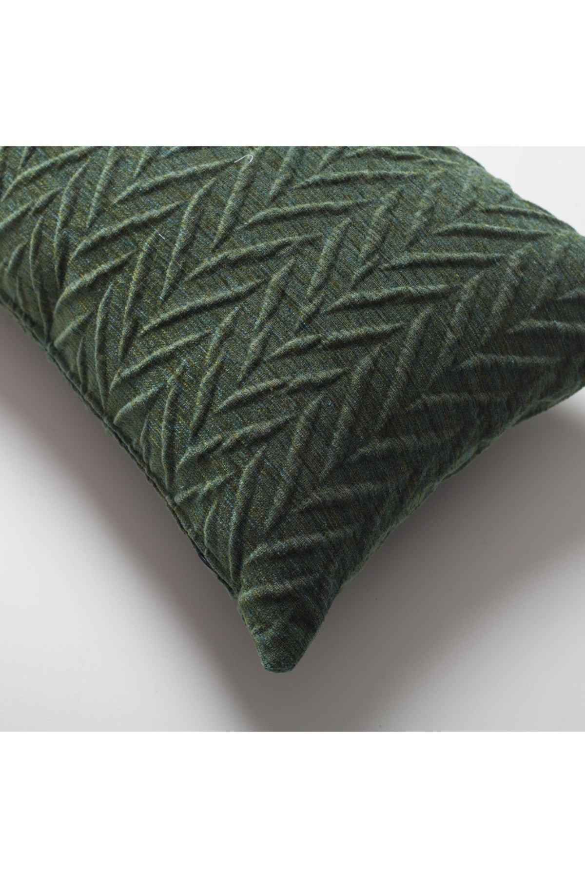 Cello - Embossed Pattern Cushion 12x20 Inch - Green (Cover Only)