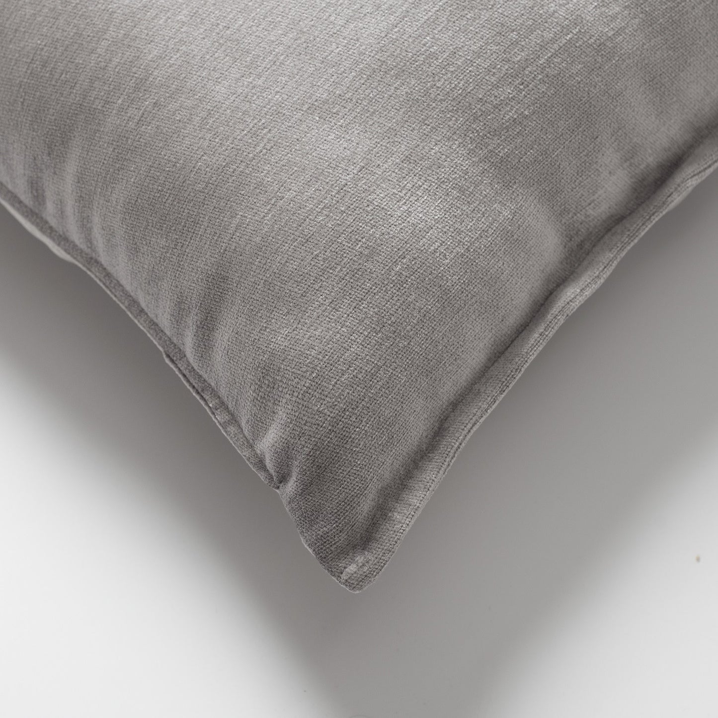 Eliza - Gray Viscose Natural Cushion 20x20 Inch - Gray (Cover Only)