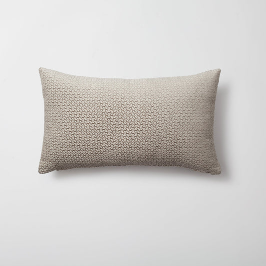 Arte - Geometric Patterned 12x20 Inch Cushion - Mink (Cover Only)