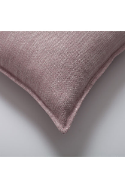 Porto - Linen Square Pillow 20x20 Inch - Pink (Cover Only)