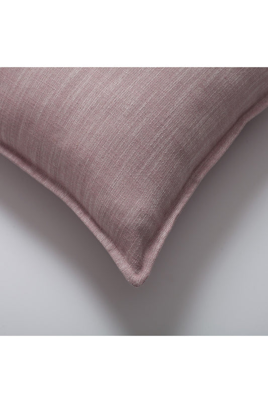 Porto - Linen Square Pillow 20x20 Inch - Pink (Cover Only)