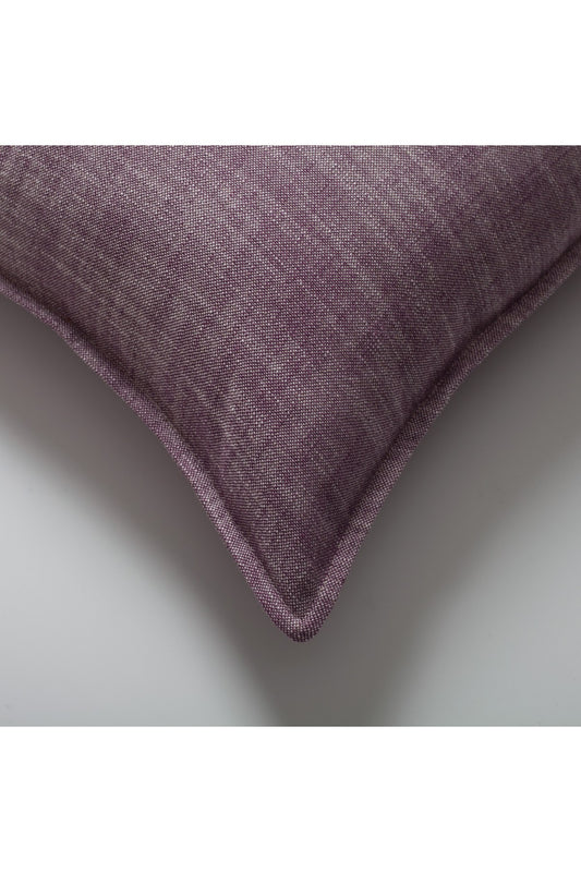 Porto - Linen Square Pillow 20x20 Inch - Purple (Cover Only)